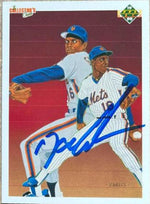 Dwight Gooden Signed 1990 Upper Deck Baseball Card - New York Mets #62