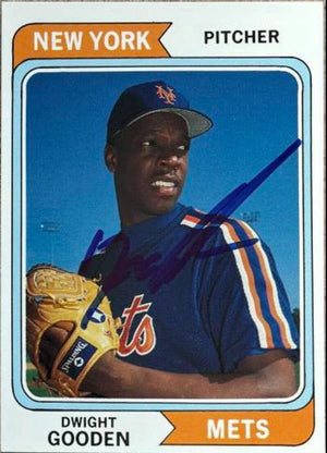 Dwight Gooden Signed 1992 Sports Card Price Guide Baseball Card - New York Mets