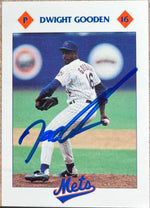 Dwight Gooden Signed 1993 Kahn's Baseball Card - New York Mets - PastPros