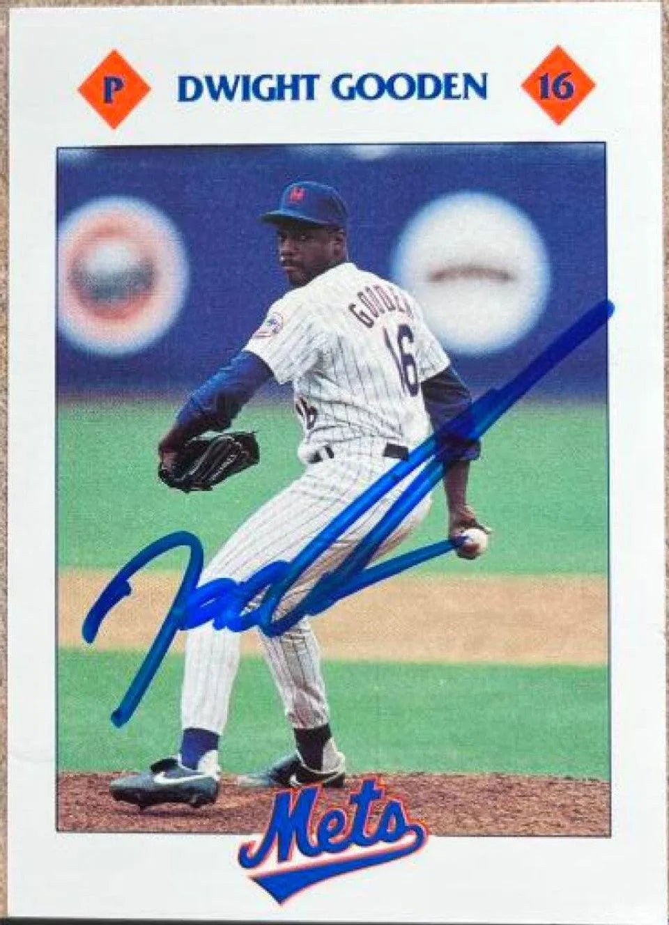 Dwight Gooden Signed 1993 Kahn's Baseball Card - New York Mets