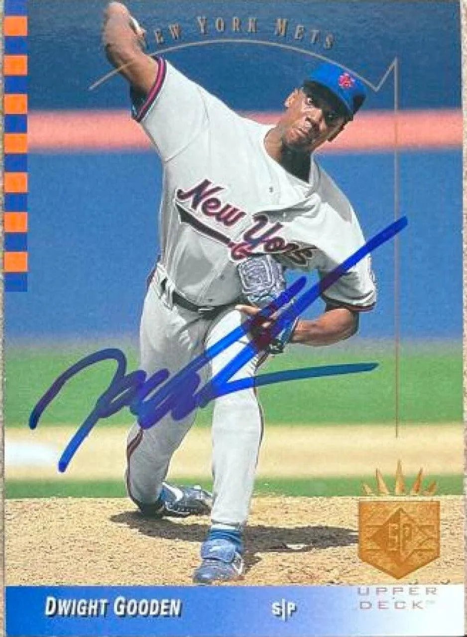 Dwight Gooden Signed 1993 SP Baseball Card - New York Mets