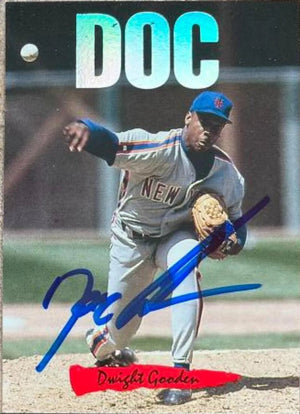 Dwight Gooden Signed 1993 Triple Play Nicknames Baseball Card - New York Mets