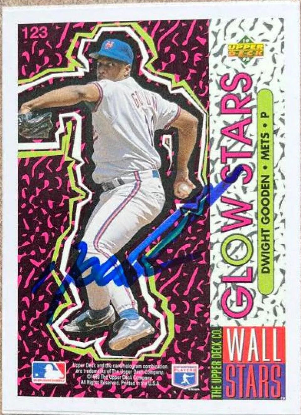 Dwight Gooden Signed 1993 Upper Deck Fun Pack Baseball Card - New York Mets #123