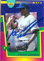 Dwight Gooden Signed 1993 Upper Deck Fun Pack Baseball Card - New York Mets #126
