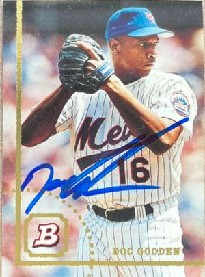 Dwight Gooden Signed 1994 Bowman Baseball Card - New York Mets - PastPros