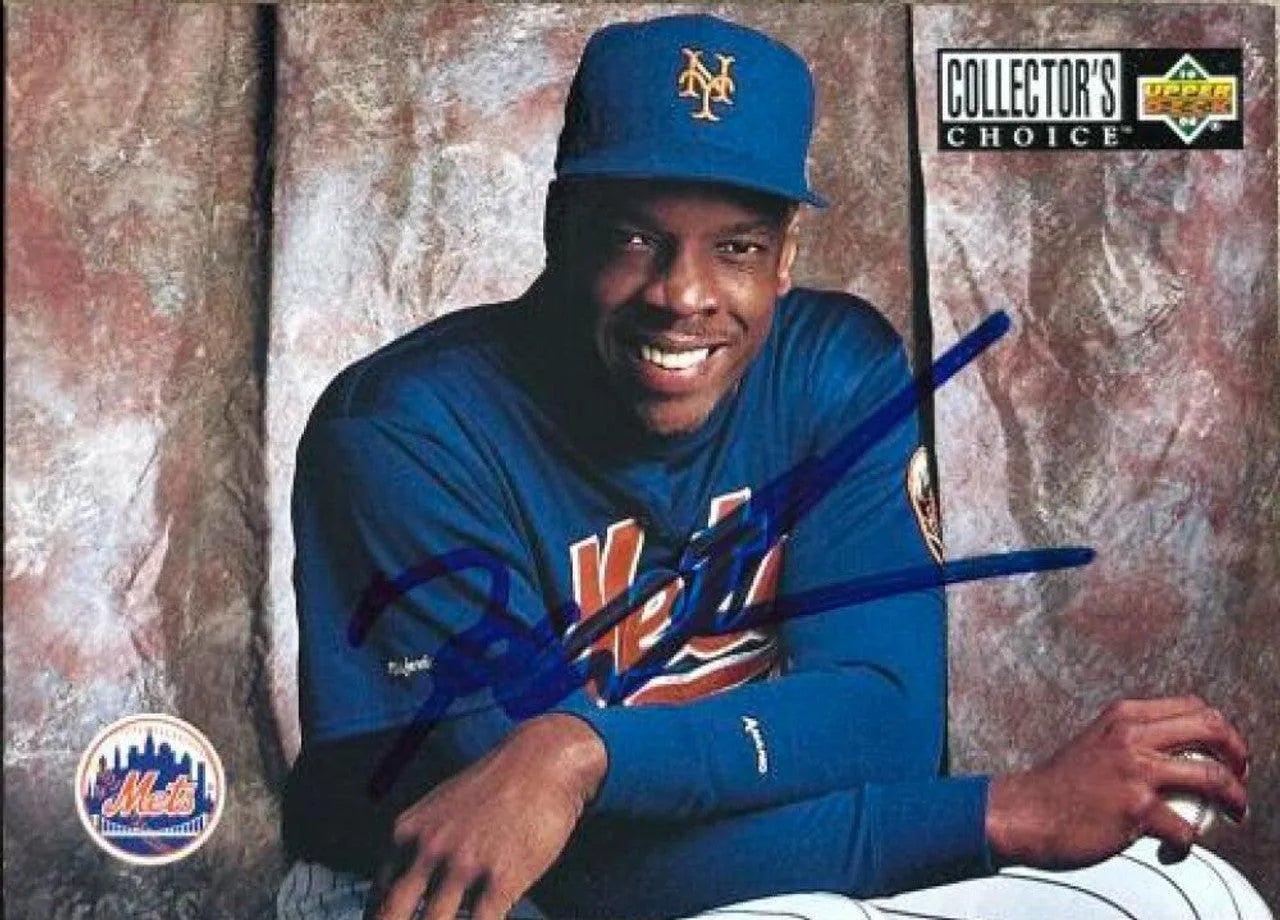 Dwight Gooden Signed 1994 Collector's Choice Baseball Card - New York Mets #342