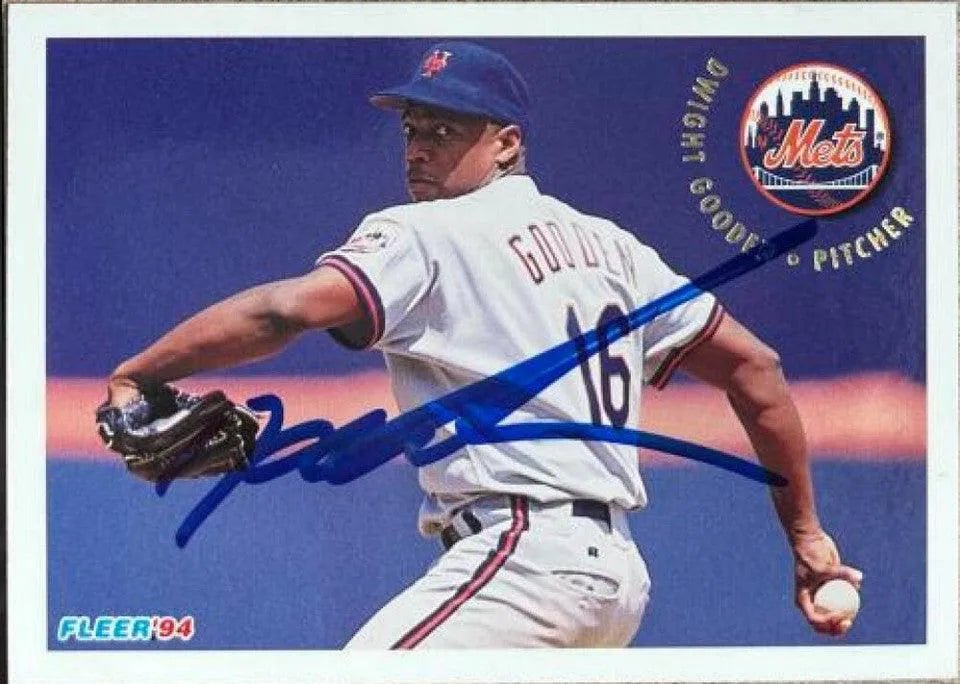 Dwight Gooden Signed 1994 Fleer Baseball Card - New York Mets