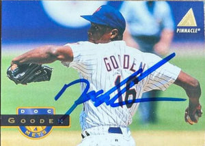 Dwight Gooden Signed 1994 Pinnacle Baseball Card - New York Mets