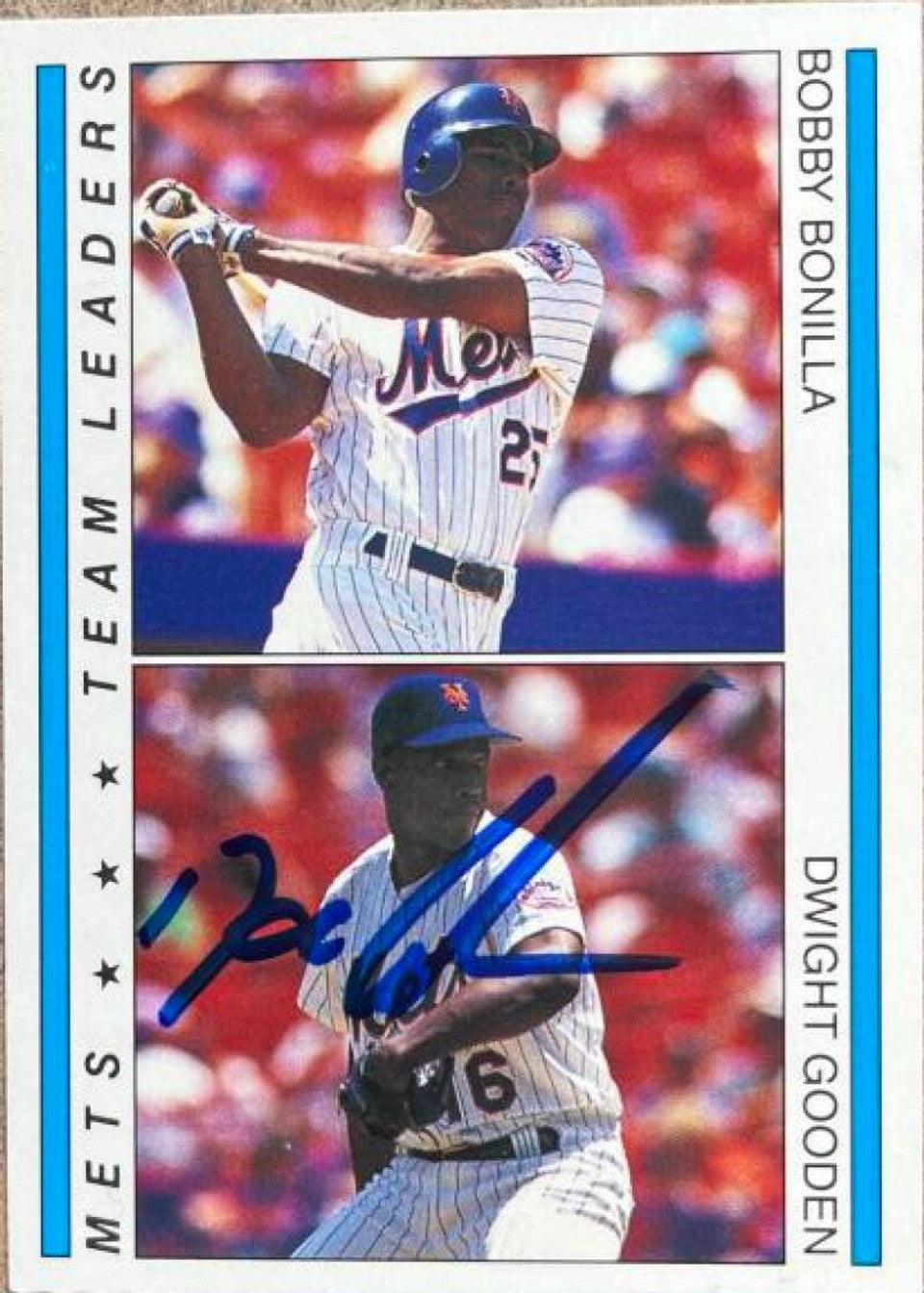 Dwight Gooden Signed 1994 Red Foley Baseball Card - New York Mets - PastPros