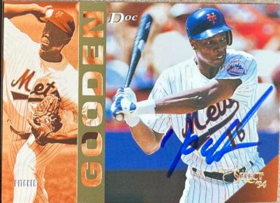 Dwight Gooden Signed 1994 Score Select Baseball Card - New York Mets - PastPros