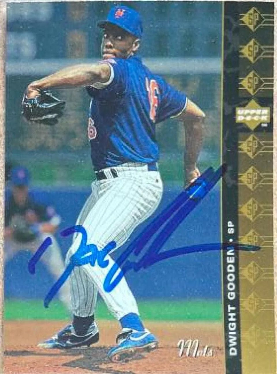 Dwight Gooden Signed 1994 SP Baseball Card - New York Mets