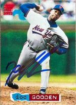 Dwight Gooden Signed 1994 Stadium Club Baseball Card - New York Mets