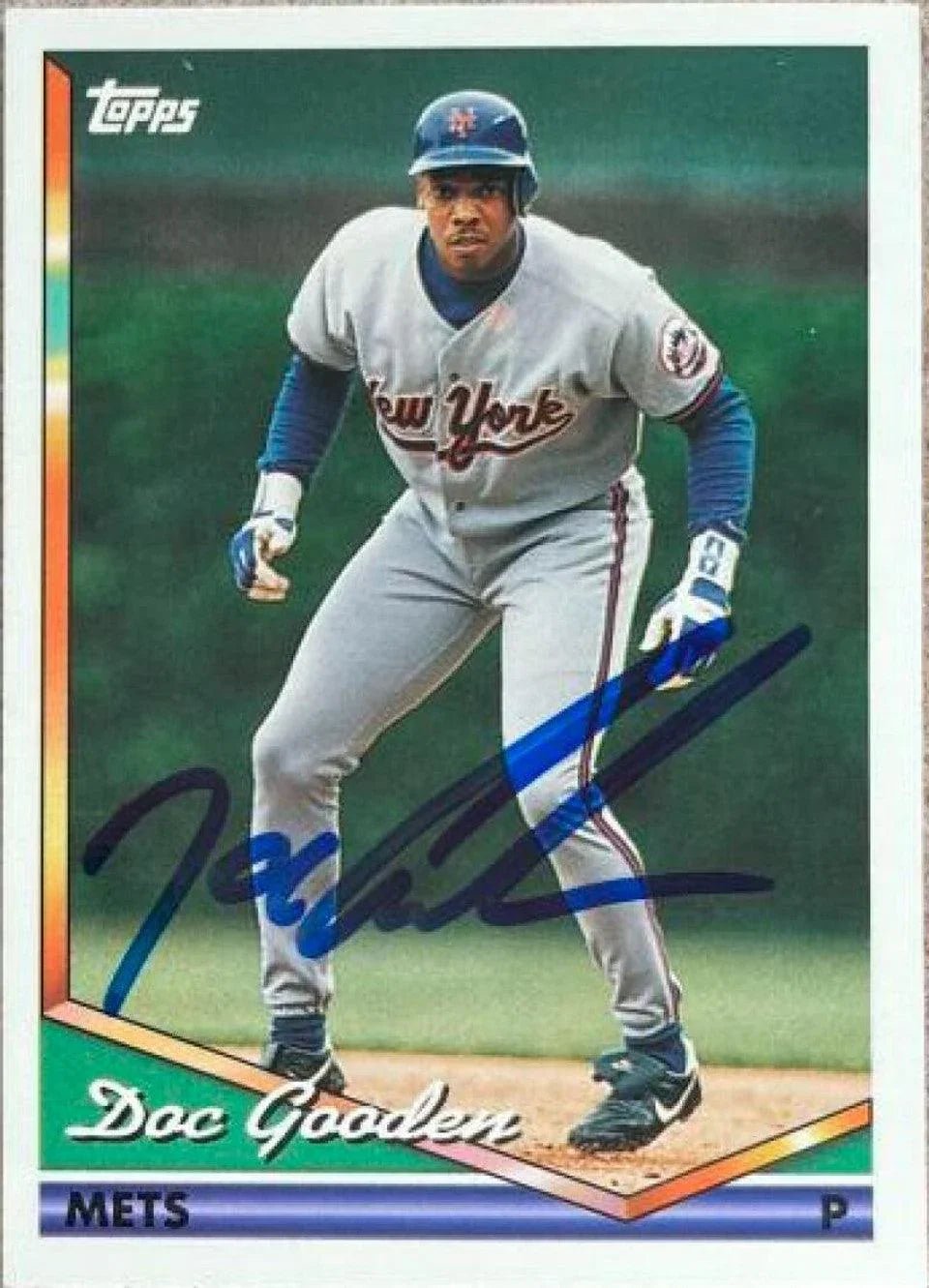 Dwight Gooden Signed 1994 Topps Baseball Card - New York Mets