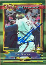 Dwight Gooden Signed 1994 Topps Finest Baseball Card - New York Mets - PastPros