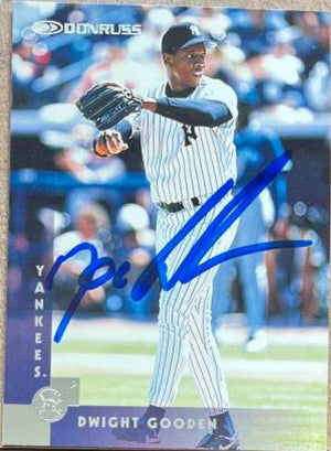 Dwight Gooden Signed 1997 Donruss Baseball Card - New York Yankees - PastPros