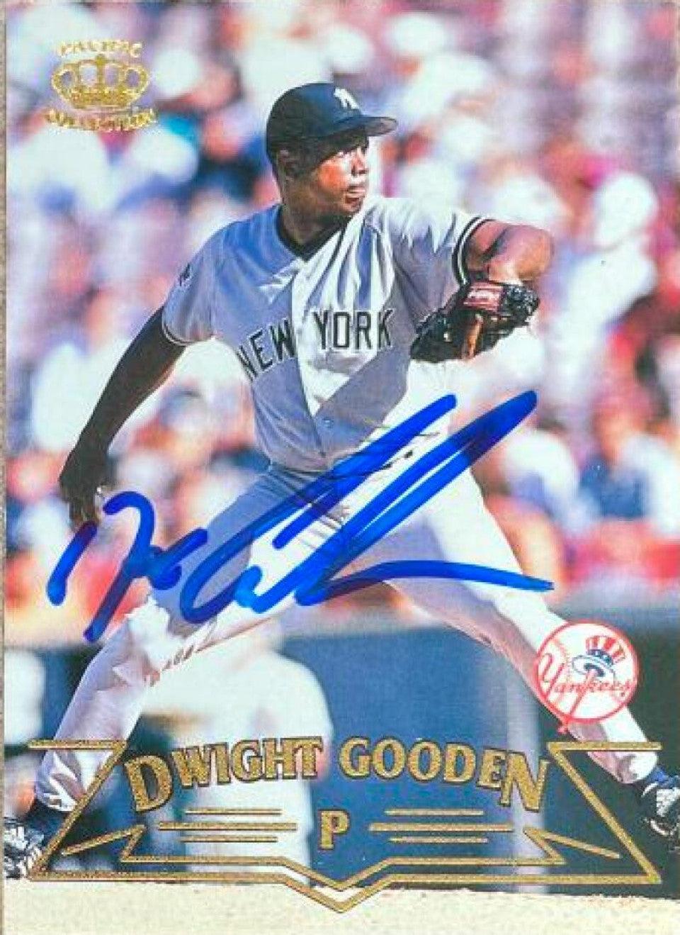 Dwight Gooden Signed 1998 Pacific Baseball Card - New York Yankees - PastPros