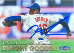 Dwight Gooden Signed 1999 Fleer Tradition Baseball Card - Cleveland Indians