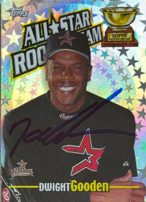 Dwight Gooden Signed 2000 Topps All-Star Rookie Team Baseball Card - Houston Astros #RT9