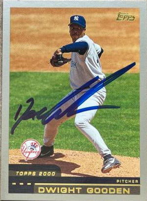 Dwight Gooden Signed 2000 Topps Traded & Rookies Baseball Card - New York Yankees - PastPros