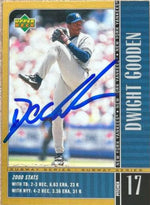Dwight Gooden Signed 2000 Upper Deck Subway Series Baseball Card - New York Yankees