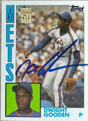 Dwight Gooden Signed 2001 Topps Traded & Rookies Baseball Card - New York Mets