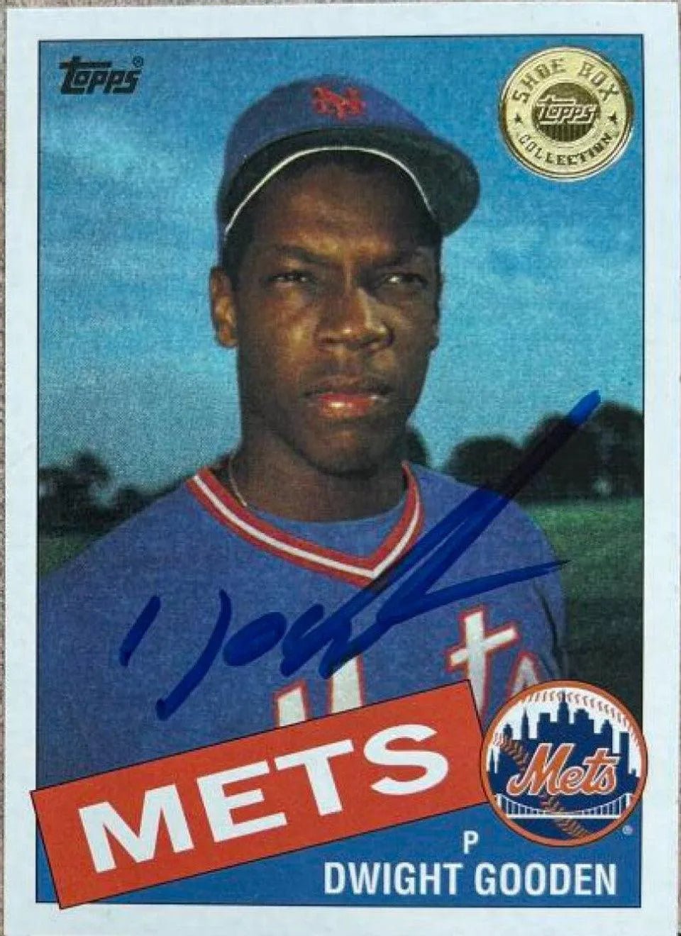 Dwight Gooden Signed 2003 Topps Shoebox Collection Baseball Card - New York Mets