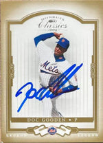 Dwight Gooden Signed 2004 Donruss Classics Baseball Card - New York Mets