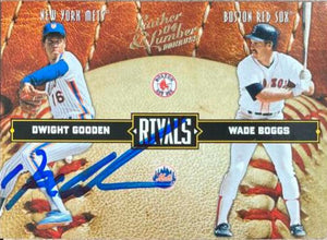 Dwight Gooden Signed 2004 Donruss Leather & Lumber Rivals Baseball Card - New York Mets - PastPros