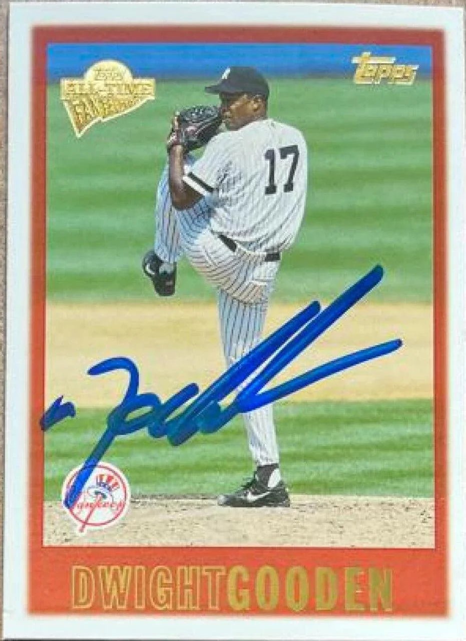 Dwight Gooden Signed 2004 Topps All-Time Fan Favorites Baseball Card - New York Yankees