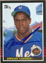 Dwight Gooden Signed 2005 Donruss (1985 Reprints) Baseball Card - New York Mets