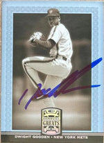Dwight Gooden Signed 2005 Donruss Greats Baseball Card - New York Mets