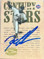 Dwight Gooden Signed 2005 Donruss Throwback Threads Century Stars Baseball Card - New York Mets