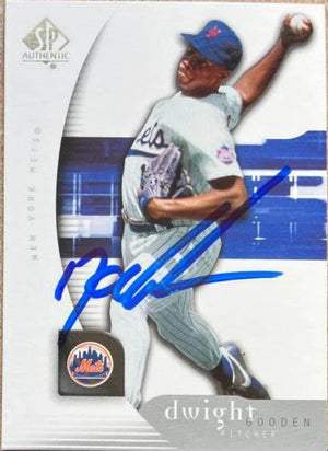 Dwight Gooden Signed 2005 SP Collection Authentic Baseball Card - New York Mets