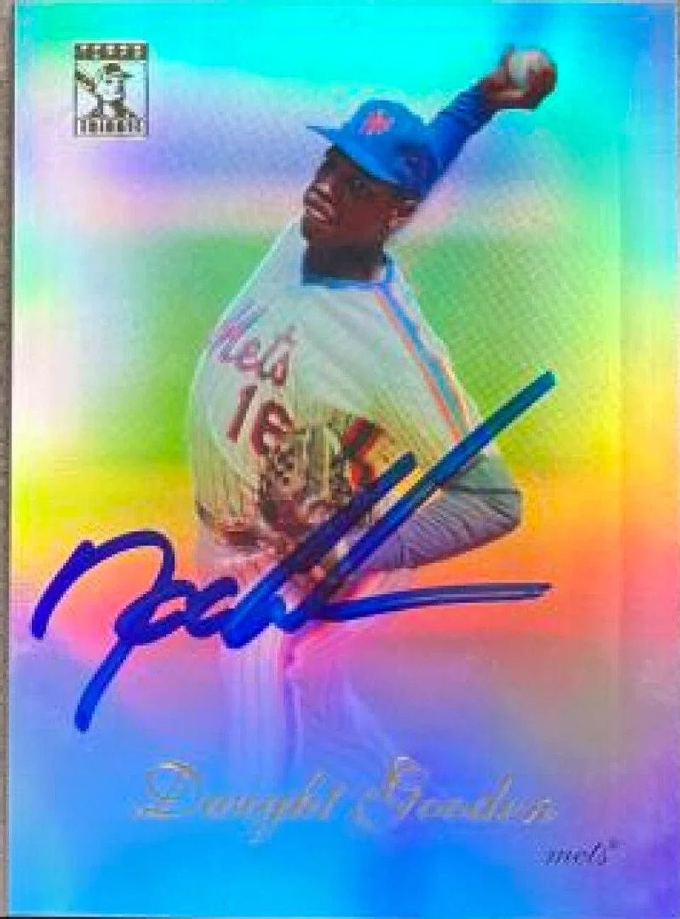 Dwight Gooden Signed 2009 Topps Tribute Baseball Card - New York Mets