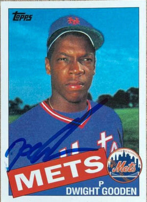 Dwight Gooden Signed 2010 Topps 'The Cards Your Mom Threw Out' Baseball Card - New York Mets