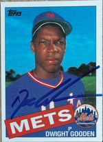 Dwight Gooden Signed 2010 Topps 'The Cards Your Mom Threw Out' Baseball Card (Original Back) - New York Mets - PastPros