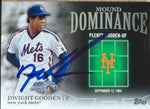 Dwight Gooden Signed 2012 Topps Mound Dominance Baseball Card - New York Mets