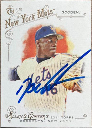 Dwight Gooden Signed 2014 Allen & Ginter Baseball Card - New York Mets - PastPros