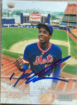 Dwight Gooden Signed 2014 Stadium Club Baseball Card - New York Mets