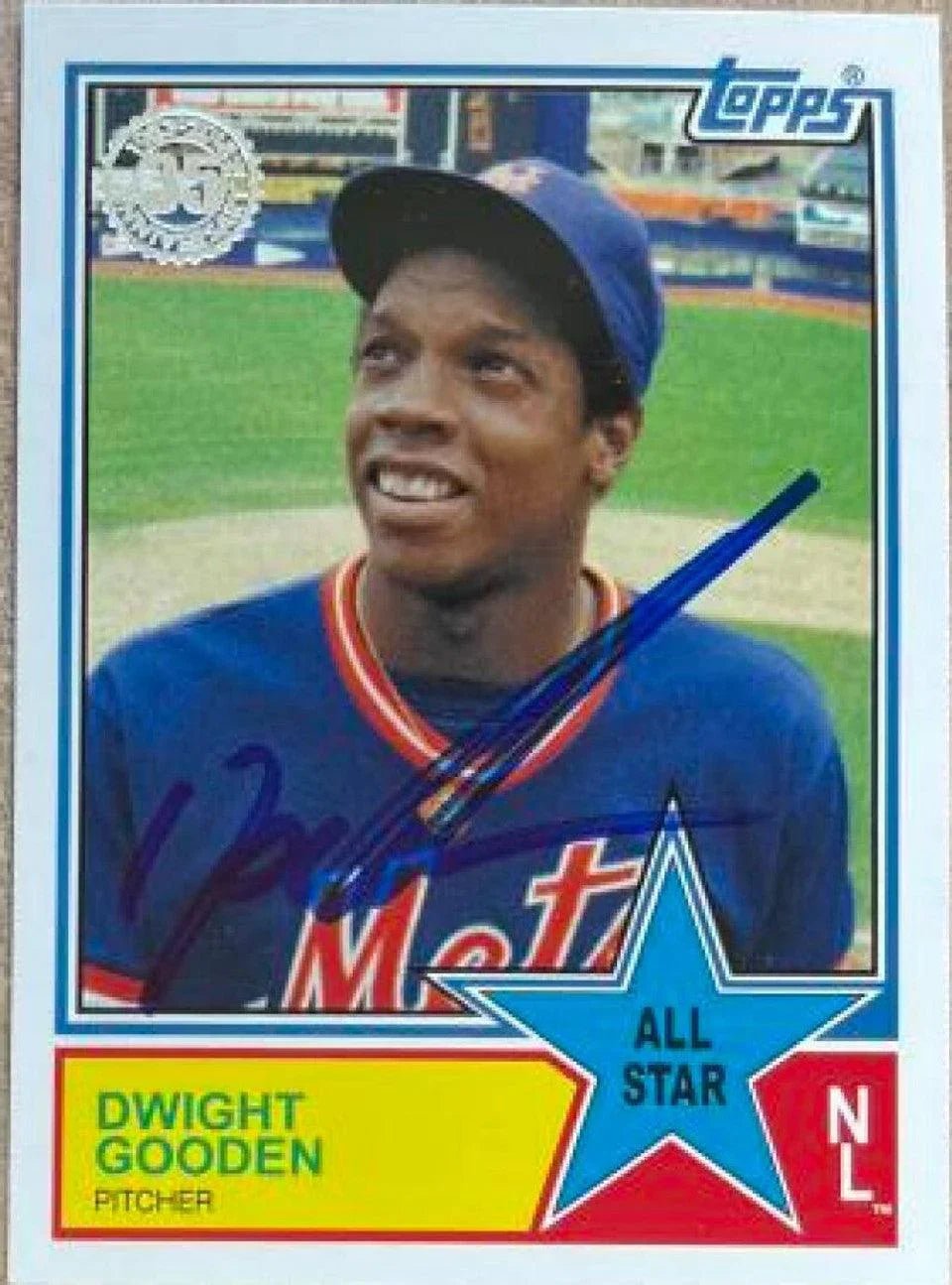 Dwight Gooden Signed 2018 Topps (1983 Topps All-Stars) Baseball Card - New York Mets