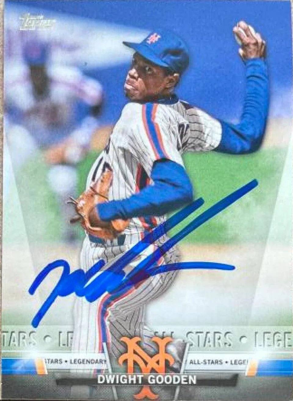 Dwight Gooden Signed 2018 Topps Update (Salute) Baseball Card - New York Mets