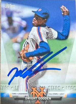 Dwight Gooden Signed 2018 Topps Update (Salute) Baseball Card - New York Mets