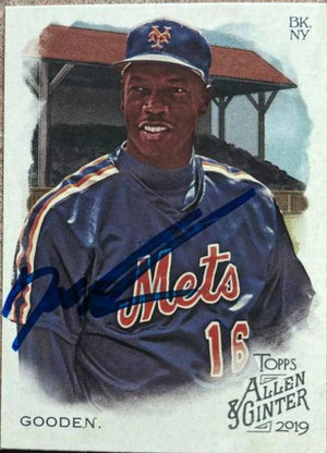 Dwight Gooden Signed 2019 Allen & Ginter Baseball Card - New York Mets