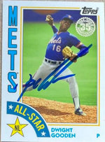 Dwight Gooden Signed 2019 Topps (1984 Topps All-Stars) Baseball Card - New York Mets