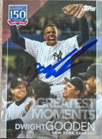 Dwight Gooden Signed 2019 Topps Update Baseball Card - New York Yankees