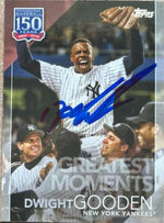 Dwight Gooden Signed 2019 Topps Update Baseball Card - New York Yankees - PastPros