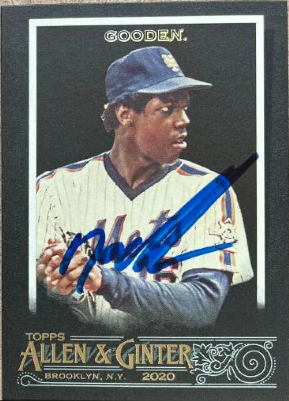 Dwight Gooden Signed 2020 Allen & Ginter X Baseball Card - New York Mets (SP)