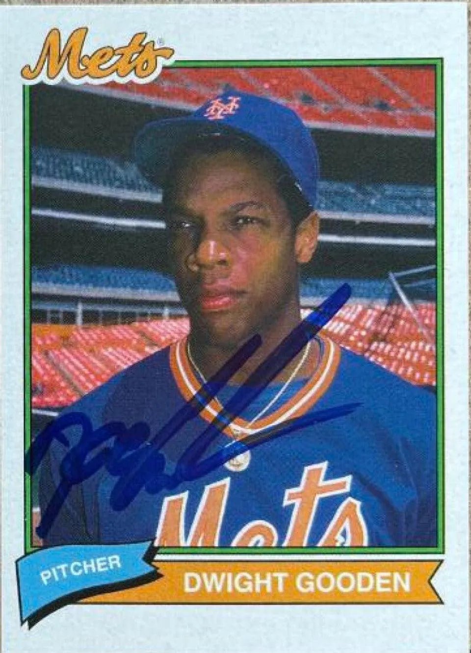 Dwight Gooden Signed 2020 Topps Super 70s Sports Baseball Card - New York Mets