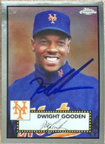 Dwight Gooden Signed 2021 Topps Chrome Platinum Anniversary Baseball Card - New York Mets