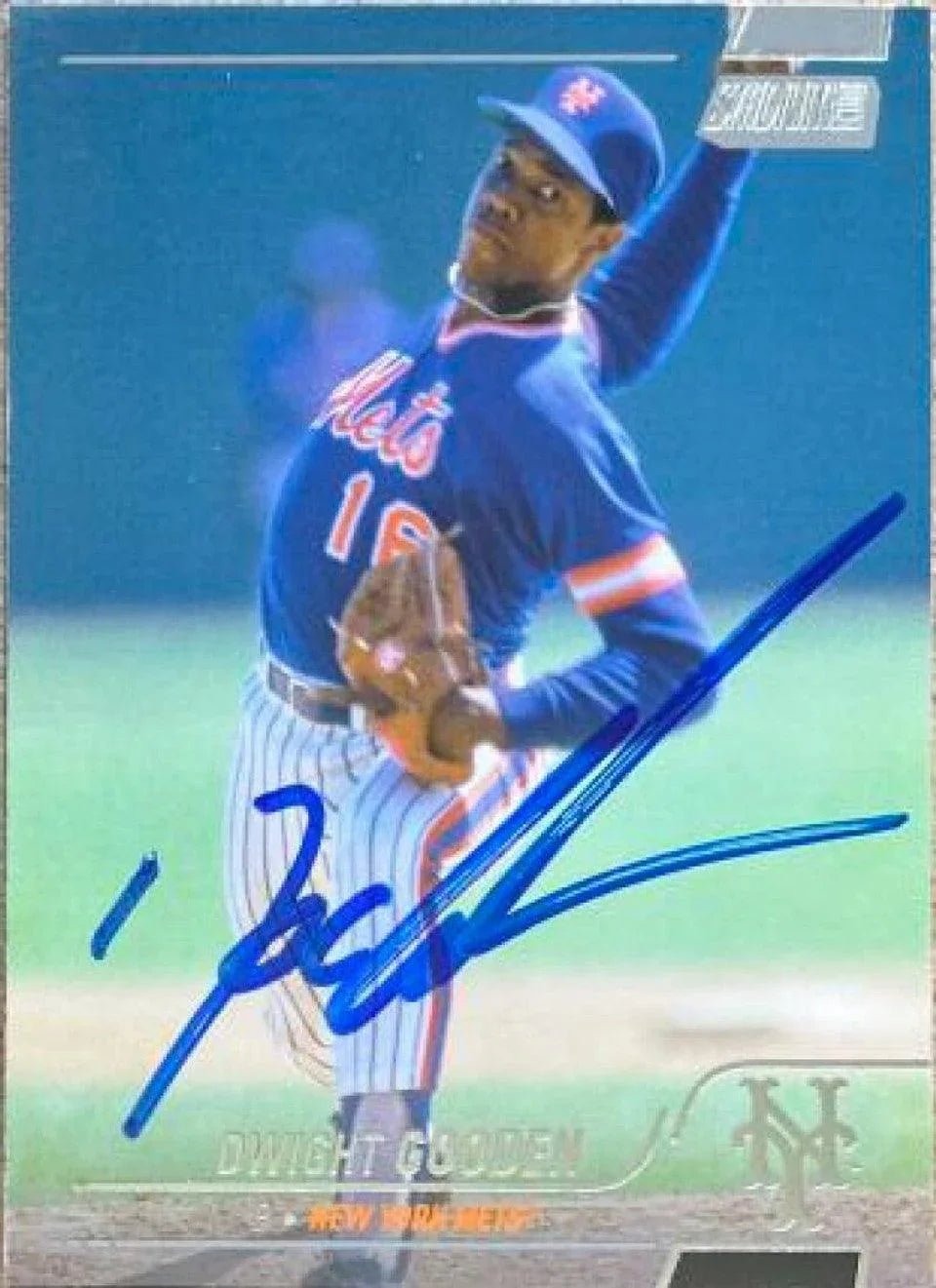Dwight Gooden Signed 2022 Stadium Club Baseball Card - New York Mets